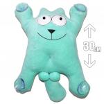 Игрушка плюшевая на присосках "Кот Саймона" 2 (мята)