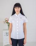 Блуза для девочки Модель 0050К (полуприталенный силует)