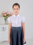 Блуза для девочки Модель 0053К (полуприталенный силует)