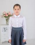 Блуза для девочки Модель 0055Д (полуприталенный силует)