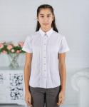 Блуза для девочки Модель 01/16-к (полуприталенный силует)  / ср.шк