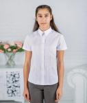 Блуза для девочки Модель 12/3-к (полуприталенный силует) / ср.шк