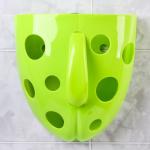 Контейнер для хранения игрушек в ванной, цвет зеленый