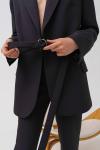 Базовая капсула: костюм с жакетом на запах и брюками с высокой посадкой TOPTOP STUDIO Basic