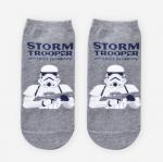 Короткие носки р.37-44 "Star Wars" Клон Серые