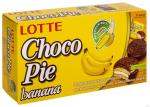 LOTTE Choco Pie banana печенье с бананом, 168 г