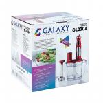 Кухонный комбайн Galaxy GL-2304, 700 Вт, чаша 1,5 л, 2 диска нарезка/шинковка, насадка блендер