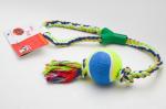 Игрушка для собак канатная с теннисным мячом, 53 см, R34312 Mr.Pet