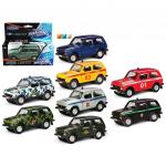 Машинка 1:36 LADA 4x4 ассорт. Инерционный механизм. Арт.37035