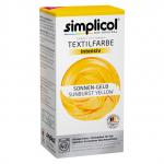 Simplicol INTENSIV Краска для окрашивания Текстиля  ЖЁЛТАЯ 150 мл + 400 г. фиксатор,  1801