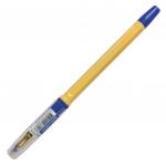 Ручка шариковая масляная с грипом BRAUBERG "i-Rite GT Vanilla", СИНЯЯ, корпус кремовый, 1мм, 143304