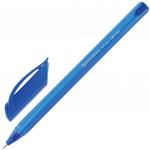 Ручка шариковая масляная BRAUBERG Extra Glide Tone, СИНЯЯ, трехгранная, 0,7мм, линия 0,35мм,142924