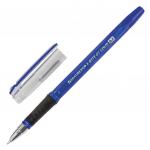Ручка шариковая масляная с грипом BRAUBERG "i-Rite GT Solid", СИНЯЯ, корпус синий, узел 0,7мм,143305