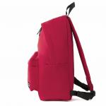 Рюкзак BRAUBERG универсальный, сити-формат, один тон, красный, 20 литров, 41*32*14 cм, 225379