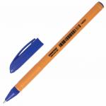 Ручка шариковая масляная ОФИСМАГ, СИНЯЯ, корпус оранжевый, узел 0,7мм, линия 0,35мм, 143221