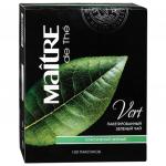 Чай MAITRE (МЭТР) "Классический", зеленый, 100 пакетиков по 2 г, ш/к 9170  