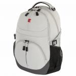 Рюкзак GERMANIUM "S-07" универсальный, уплотненная спинка, облегчен, светло-серый, 46х32х15см,226954