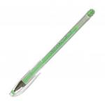 Ручка гелевая CROWN "Hi-Jell Pastel", ЗЕЛЕНАЯ ПАСТЕЛЬ, узел 0,8мм, линия 0,5мм, HJR-500P, ш/к 05979