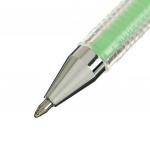 Ручка гелевая CROWN "Hi-Jell Pastel", ЗЕЛЕНАЯ ПАСТЕЛЬ, узел 0,8мм, линия 0,5мм, HJR-500P, ш/к 05979