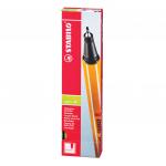 Ручка капиллярная (линер) STABILO Point 88, НЕОН ЖЕЛТАЯ, корпус оранжевый, линия 0,4мм, 88/024