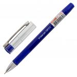 Ручка шариковая масляная с грипом STAFF Profit Chrome-X, СИНЯЯ, корпус синий, линия 0,35мм, 142984