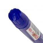Ручка шариковая масляная с грипом STAFF Profit Chrome-X, СИНЯЯ, корпус синий, линия 0,35мм, 142984