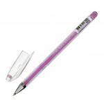 Ручка гелевая CROWN "Hi-Jell Pastel", ФИОЛЕТОВАЯ ПАСТЕЛЬ, 0,8мм, линия 0,5мм, HJR-500P, ш/к 06440