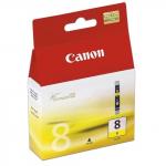 Картридж струйный CANON (CLI-8Y) Pixma iP4200/4300/4500/5200/5300, желтый, ориг.