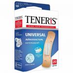 Набор пластырей 20 шт TENERIS UNIVERSAL, бактерицидный с ионами серебра, полимерная основа, ш/к71177