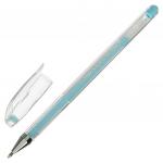 Ручка гелевая CROWN "Hi-Jell Pastel", ГОЛУБАЯ ПАСТЕЛЬ, узел 0,8мм, линия 0,5мм, HJR-500P, ш/к 05993