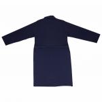 Халат технолога женский синий, смесовая ткань, размер 48-50, рост 158-164, плотн. 200 г/м2, 610775