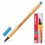 Ручка капиллярная (линер) STABILO Point 88, УЛЬТРАМАРИН, корпус оранжевый, линия 0,4мм, 88/32
