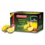 Чай TEEKANNE (Тиканне) "Mango&Zitrone", зеленый, манго/лимон, 20 пакетиков по 2 г, Германия,ш/к28166