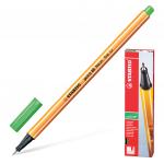 Ручка капиллярная (линер) STABILO Point 88, ЦВЕТ ЛИСТВЫ, корпус оранжевый, линия 0,4мм, 88/43