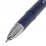 Ручка шариковая масляная BRAUBERG Oxet, СИНЯЯ, корпус синий, узел 0,7мм, линия 0,35мм, 143002