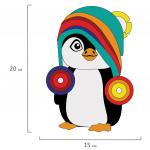 Набор для творчества "Аппликация из фетра", "Пингвинчик", основа 20*15см, ЮНЛАНДИЯ, 662389