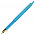 Ручка шариковая масляная автоматическая MUNHWA MC Gold Click, СИНЯЯ, корпус ассорти, 0,7мм, GCC07-02