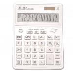 Калькулятор настольный CITIZEN SDC-444WHE (204х155мм), 12 разрядов, двойное питание, БЕЛЫЙ