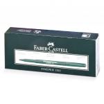 Ручка капиллярная (линер) FABER-CASTELL Finepen 1511, СИНЯЯ, корпус темно-зеленый,линия 0,4мм,151151