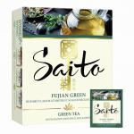 Чай SAITO "Fujian Green ", зеленый, 100 пакетиков в конвертах по 1,8г, ш/к 07828