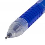 Ручка гелевая BRAUBERG Option, СИНЯЯ, корпус тонированный синий, узел 0,6мм, линия 0,3мм, 143013