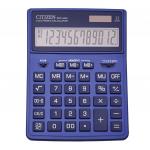 Калькулятор настольный CITIZEN SDC-444NVE (204х155мм), 12 разрядов, двойное пит., ТЕМНО-СИНИЙ