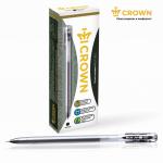 Ручка гелевая CROWN "Multi Jell",ЧЕРНАЯ, узел 0,4 мм, линия 0,2мм, MTJ-500, ш/к 07294