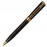 Ручка подарочная шариковая GALANT TINTA MARBLE, корпус коричн., золот. детали, 0,7мм, синяя, 143501