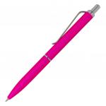 Ручка бизнес-класса шариковая BRAUBERG Bolero, СИНЯЯ, корпус розовый с хромом, линия 0,5мм, 143461