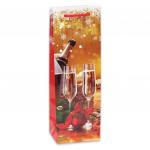 Пакет подарочный 12х36х8,5 см (Bottle), "Яркий праздник", ламинированный, ПКП-2853