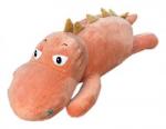 Игрушка с пледом КРОКОДИЛ - кирпичный р-р 130х160
