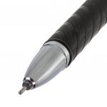 Ручка гелевая STAFF College, ЧЕРНАЯ, корпус черный, игольчатый узел 0,6мм, линия 0,3мм, 143018