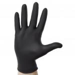 Перчатки нитриловые смотровые, 50 пар(100шт), неопудренные, M (средний), KLEVER Стандарт, черные