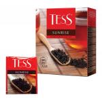 Чай TESS (Тесс) "Sunrise", черный цейлонский, 100 пакетиков по 1,8г, ш/к 09181